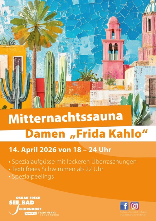 Event: Damen Mitternachtssauna - Bäderbetriebe Schorndorf
