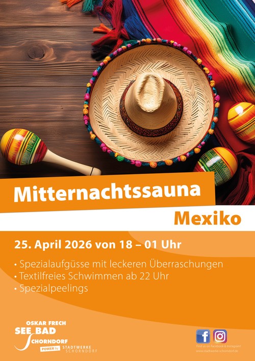 Event: Mitternachtssauna - Bäderbetriebe Schorndorf